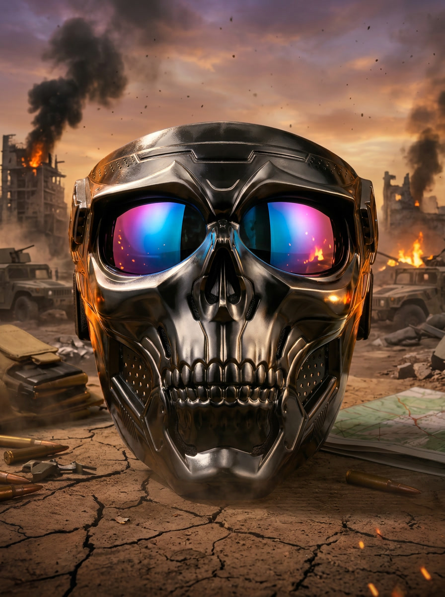1 BLACKOUT UNIT ULTIMATE MASK + ICE MIRROR LENS