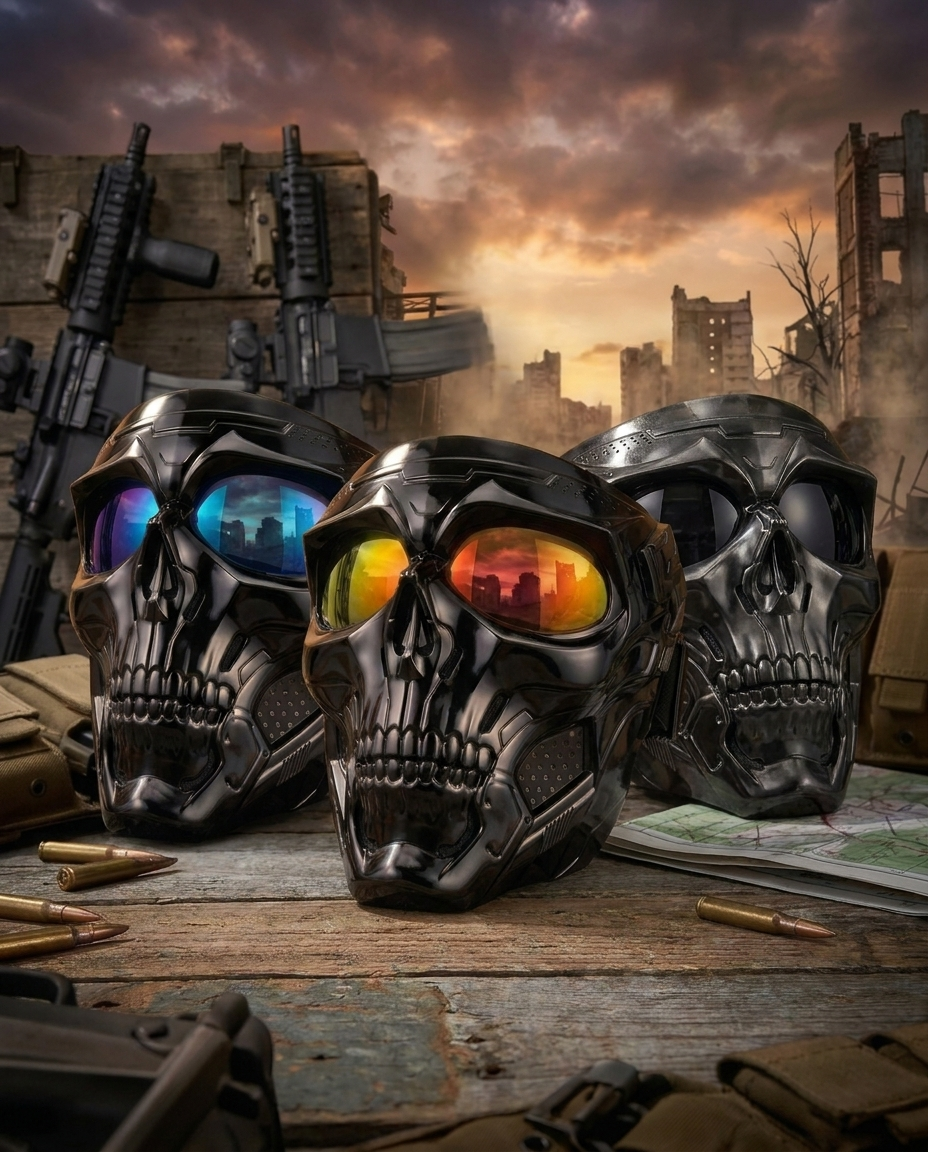 3 BLACKOUT UNIT ULTIMATE MASK BLACK + ULTIMATE MASK FIRE + ULTIMATE MASK ICE