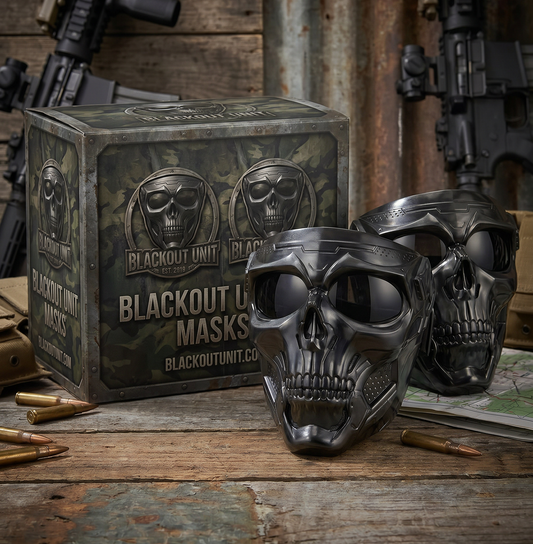 1 BLACKOUT UNIT ULTIMATE MASK + Second mask for only $9.95